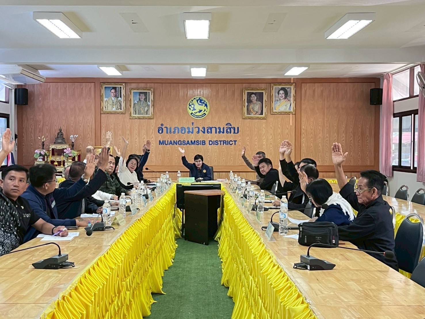 พช.ม่วงสามสิบ ร่วมประชุมคณะกรรมการบริหารราชการอำเภอแบบบูรณาการ(ก.บ.อ.)