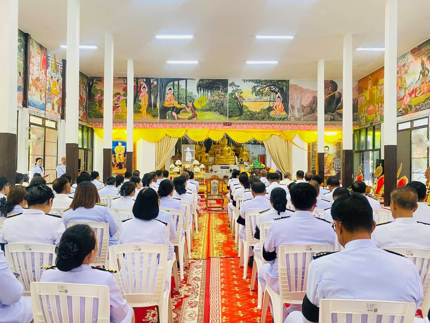 พช.ม่วงสามสิบ ร่วมพิธีบำเพ็ญกุศลในวาระ ครบ 15 วัน (ปัณรสมวาร) 