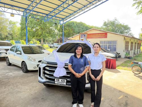 พช.ม่วงสามสิบ ร่วมสนับสนุน การจัดรถแห่พิธีมอบเงินพระราชทานขวัญถุงกองทุนแม่ของแผ่นดินประจำปี 2569